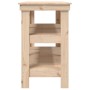 Solid pine wood workbench 142.5x50x80 cm by vidaXL, Work tables - Ref: Foro24-823649, Price: 156,44 €, Discount: %