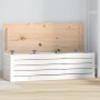 Solid white pine wood storage box 109x36.5x33 cm by vidaXL, Closets and storage - Ref: Foro24-823625, Price: 94,90 €, Discoun...