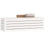 Caja de almacenaje madera maciza de pino blanco 109x36,5x33 cm de vidaXL, Armarios y almacenamiento - Ref: Foro24-823625, Pre...