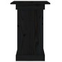 Soporte para plantas madera maciza de pino negro 40x40x60 cm de vidaXL, Soportes para macetas - Ref: Foro24-823633, Precio: 5...