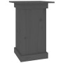 Soporte para plantas madera maciza de pino gris 40x40x60 cm de vidaXL, Soportes para macetas - Ref: Foro24-823631, Precio: 56...