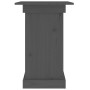 Soporte para plantas madera maciza de pino gris 40x40x60 cm de vidaXL, Soportes para macetas - Ref: Foro24-823631, Precio: 56...