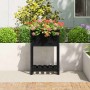 Solid black pine wood planter 54x34.5x81 cm by vidaXL, Pots and planters - Ref: Foro24-823756, Price: 54,99 €, Discount: %