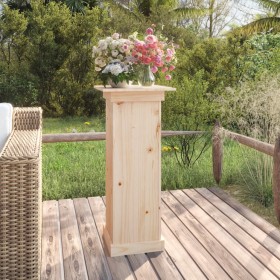 Solid pine wood plant stand 40x40x90 cm by vidaXL, Pot stands - Ref: Foro24-823634, Price: 61,38 €, Discount: %