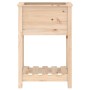 Solid pine wood planter 54x34.5x81 cm by vidaXL, Pots and planters - Ref: Foro24-823752, Price: 51,23 €, Discount: %