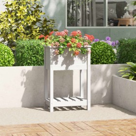 Solid white pine wood planter 54x34.5x81 cm by vidaXL, Pots and planters - Ref: Foro24-823753, Price: 60,99 €, Discount: %