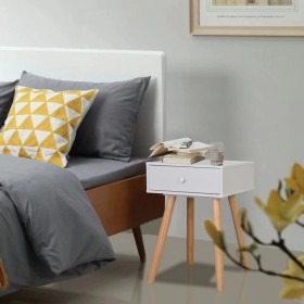 Bedside tables 2 pcs solid white pine wood 40x30x61 cm by vidaXL, Nightstands - Ref: Foro24-244740, Price: 91,17 €, Discount: %