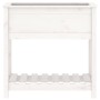 Planter with shelf solid white pine wood 82.5x34.5x81 cm by vidaXL, Pots and planters - Ref: Foro24-823760, Price: 75,24 €, D...