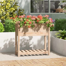 Solid pine wood planter 82.5x34.5x81 cm by vidaXL, Pots and planters - Ref: Foro24-823759, Price: 64,30 €, Discount: %