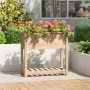 Jardinera de madera maciza de pino 82,5x34,5x81 cm de vidaXL, Maceteros y jardineras - Ref: Foro24-823759, Precio: 64,30 €, D...