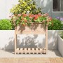 Solid pine wood planter 82.5x34.5x81 cm by vidaXL, Pots and planters - Ref: Foro24-823759, Price: 64,25 €, Discount: %