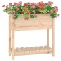 Jardinera de madera maciza de pino 82,5x34,5x81 cm de vidaXL, Maceteros y jardineras - Ref: Foro24-823759, Precio: 64,30 €, D...