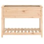 Planter with solid pine wood shelf 111.5x54x81 cm by vidaXL, Pots and planters - Ref: Foro24-823787, Price: 125,17 €, Discoun...