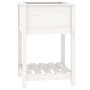 Planter with shelf solid white pine wood 54x54x81 cm by vidaXL, Pots and planters - Ref: Foro24-823774, Price: 64,99 €, Disco...