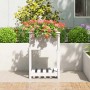 Planter with shelf solid white pine wood 54x54x81 cm by vidaXL, Pots and planters - Ref: Foro24-823774, Price: 64,99 €, Disco...