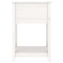 Planter with shelf solid white pine wood 54x54x81 cm by vidaXL, Pots and planters - Ref: Foro24-823774, Price: 64,99 €, Disco...