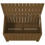 Caja de almacenaje jardín madera pino marrón miel 76x42,5x54 cm de vidaXL, Cajas de almacenaje para exteriores - Ref: Foro24-...