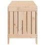 Caja de almacenaje jardín madera maciza de pino 108x42,5x54 cm de vidaXL, Cajas de almacenaje para exteriores - Ref: Foro24-8...