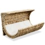 Cama para gato con cojín de jacinto de agua 35x18x18 cm de vidaXL, Camas para gatos - Ref: Foro24-245496, Precio: 49,36 €, De...