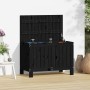 Black pine wood garden storage box 76x42.5x54 cm by vidaXL, Outdoor storage boxes - Ref: Foro24-823826, Price: 80,99 €, Disco...