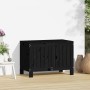 Black pine wood garden storage box 76x42.5x54 cm by vidaXL, Outdoor storage boxes - Ref: Foro24-823826, Price: 80,99 €, Disco...