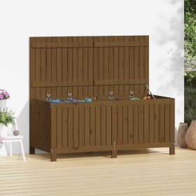 Honey brown pine wood garden storage box 147x68x64 cm by vidaXL, Outdoor storage boxes - Ref: Foro24-823853, Price: 176,99 €,...