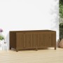 Caja de almacenaje jardín madera pino marrón miel 147x68x64 cm de vidaXL, Cajas de almacenaje para exteriores - Ref: Foro24-8...