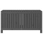 Gray pine wood garden storage box 121x55x64 cm by vidaXL, Outdoor storage boxes - Ref: Foro24-823845, Price: 138,98 €, Discou...