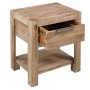 Bedside table with drawer solid acacia wood 40x30x48 cm by vidaXL, Nightstands - Ref: Foro24-245683, Price: 71,98 €, Discount: %