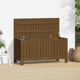 Honey brown pine wood garden storage box 108x42.5x54cm by vidaXL, Outdoor storage boxes - Ref: Foro24-823832, Price: 158,78 €...