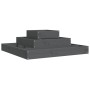 Solid gray pine wood planter 80x80x27 cm by vidaXL, Pots and planters - Ref: Foro24-823866, Price: 42,39 €, Discount: %