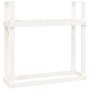 Solid white pine wood firewood rack 110x35x108.5 cm by vidaXL, Accessories for bags and firewood holders - Ref: Foro24-823858...