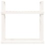 Solid white pine wood firewood rack 110x35x108.5 cm by vidaXL, Accessories for bags and firewood holders - Ref: Foro24-823858...