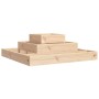 Jardinera de madera maciza de pino 80x80x27 cm de vidaXL, Maceteros y jardineras - Ref: Foro24-823864, Precio: 53,01 €, Descu...