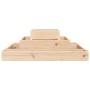 Jardinera de madera maciza de pino 80x80x27 cm de vidaXL, Maceteros y jardineras - Ref: Foro24-823864, Precio: 53,01 €, Descu...