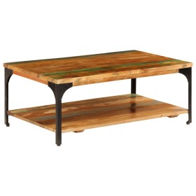 Coffee table with shelf solid recycled wood 100x60x35 cm by vidaXL, Coffee table - Ref: Foro24-247324, Price: 115,99 €, Disco...