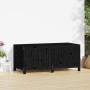 Storage box garden made of black pine wood 147x68x64 cm by vidaXL, Outdoor storage boxes - Ref: Foro24-823854, Price: 242,87 ...