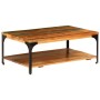 Coffee table with shelf solid recycled wood 100x60x35 cm by vidaXL, Coffee table - Ref: Foro24-247324, Price: 115,56 €, Disco...