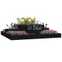 Jardinera madera maciza de pino negro 112x112x27 cm de vidaXL, Maceteros y jardineras - Ref: Foro24-823889, Precio: 68,99 €, ...