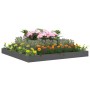 Jardinera de madera maciza de pino gris 110x110x27 cm de vidaXL, Maceteros y jardineras - Ref: Foro24-823873, Precio: 64,46 €...