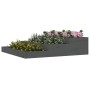 Solid gray pine wood planter 107x107x27 cm by vidaXL, Pots and planters - Ref: Foro24-823915, Price: 57,99 €, Discount: %