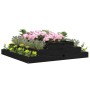 Solid black pine wood planter 110x110x27 cm by vidaXL, Pots and planters - Ref: Foro24-823903, Price: 56,99 €, Discount: %