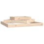 Solid pine wood planter 112x112x27 cm by vidaXL, Pots and planters - Ref: Foro24-823885, Price: 57,17 €, Discount: %