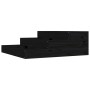 Jardinera de madera maciza de pino negro 78x78x27 cm de vidaXL, Maceteros y jardineras - Ref: Foro24-823910, Precio: 43,98 €,...