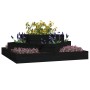 Solid black pine wood planter 83x83x27 cm by vidaXL, Pots and planters - Ref: Foro24-823882, Price: 59,41 €, Discount: %