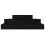 Solid black pine wood planter 83x83x27 cm by vidaXL, Pots and planters - Ref: Foro24-823882, Price: 59,41 €, Discount: %