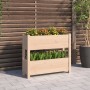 Jardinera de madera maciza de pino 77x25x66 cm de vidaXL, Maceteros y jardineras - Ref: Foro24-823941, Precio: 60,94 €, Descu...