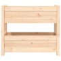 Jardinera de madera maciza de pino 77x25x66 cm de vidaXL, Maceteros y jardineras - Ref: Foro24-823941, Precio: 60,94 €, Descu...