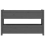 Solid gray pine wood planter 112x25x66 cm by vidaXL, Pots and planters - Ref: Foro24-823929, Price: 81,87 €, Discount: %