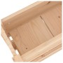 Jardinera de madera maciza de pino 77x25x66 cm de vidaXL, Maceteros y jardineras - Ref: Foro24-823941, Precio: 60,94 €, Descu...